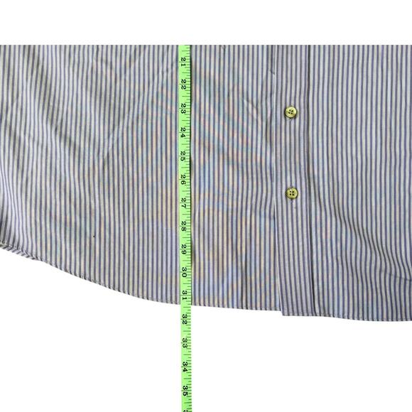 Kenneth Cole Reaction Purple Striped Button-Down Mens Size XXL - Picture 6 of 7